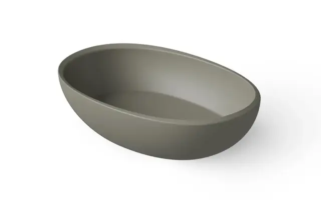 Dea Design Раковина чаша 60x40x15,5h см, Solid Surface, цвет: light grey DD9077 600 4