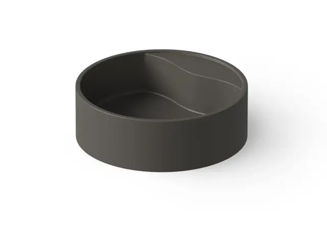 Dea Design Раковина чаша d45x14,5h см, Solid Surface, цвет: graphite DD9062 450 5