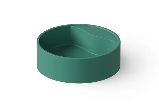 Dea Design Раковина чаша d45x14,5h см, Solid Surface, цвет: green DD9062 450 10