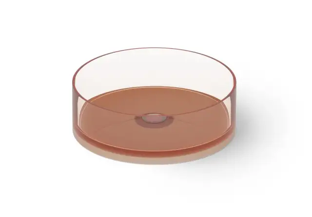 Dea Design Раковина чаша d42x13h см, Glasstech, цвет: brown copper DD9061 420 R9