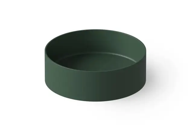 Dea Design Раковина чаша d42x13h см, Solid Surface, цвет: dark green DD9061 420 11