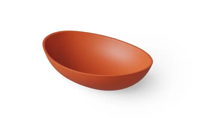 Dea Design Раковина чаша 55x38x15h см, Solid Surface, цвет: orange DD9039 550 7