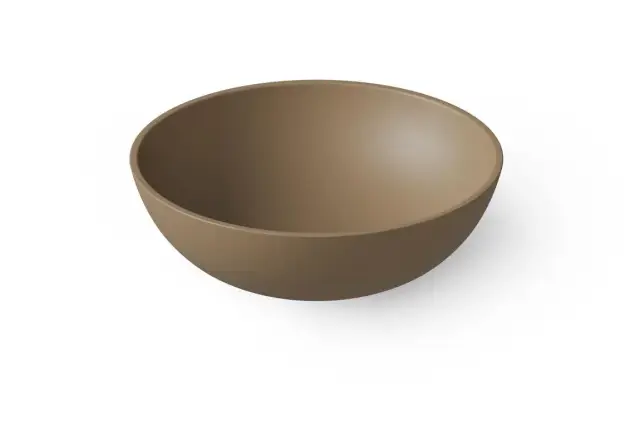 Dea Design Раковина чаша d42x16h см, Solid Surface, цвет: light camel DD9038 420 2