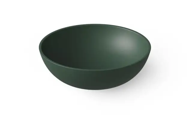 Dea Design Раковина чаша d40x14h см, Solid Surface, цвет: dark green DD9038 400 11