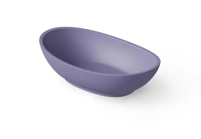 Dea Design Раковина чаша 60x35x16h см, Solid Surface, цвет: lilac DD9037 600 14
