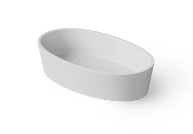 Dea Design Раковина чаша 60x35x14h см, Solid Surface, цвет: white DD9036 600 18