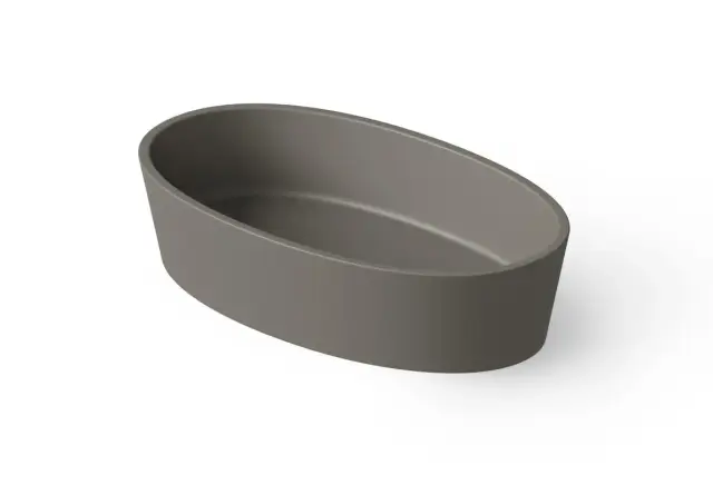 Dea Design Раковина чаша 60x35x14h см, Solid Surface, цвет: grey DD9036 600 3