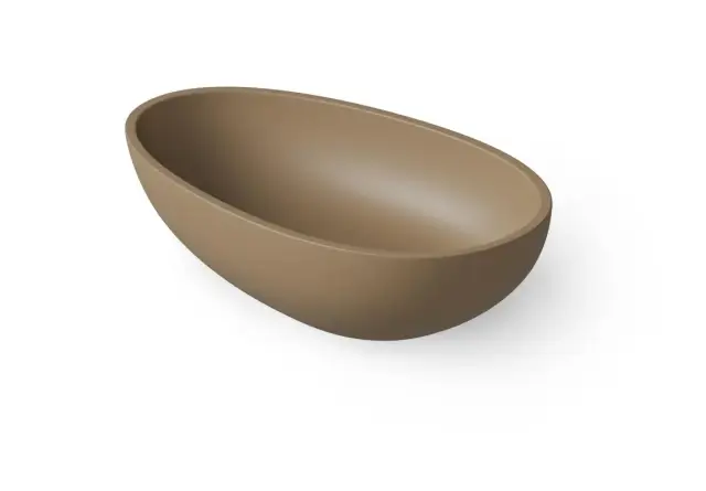 Dea Design Раковина чаша 60x36x15,8h см, Solid Surface, цвет: light camel DD9035 600 2