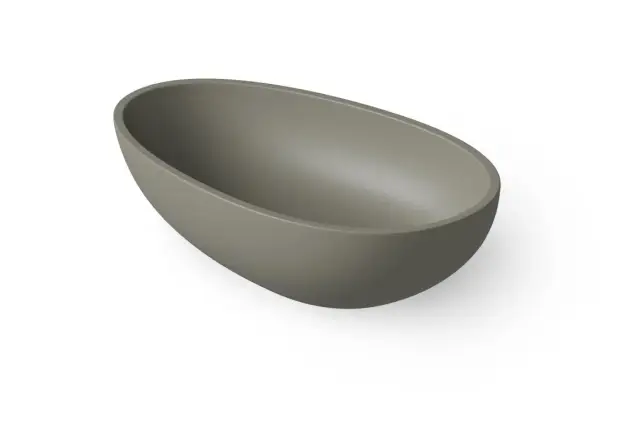 Dea Design Раковина чаша 60x36x15,8h см, Solid Surface, цвет: light grey DD9035 600 4