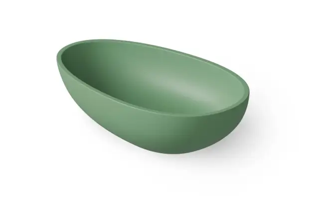 Dea Design Раковина чаша 60x36x15,8h см, Solid Surface, цвет: mint DD9035 600 12