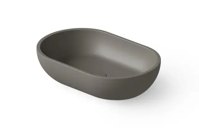 Dea Design Раковина чаша 58x38x14h см, Solid Surface, цвет: grey DD9034 580 3