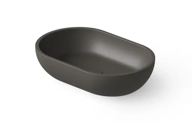 Dea Design Раковина чаша 58x38x14h см, Solid Surface, цвет: graphite DD9034 580 5