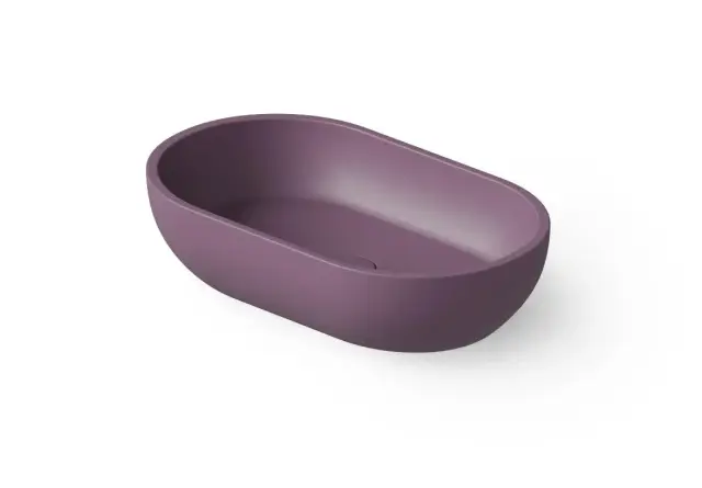 Dea Design Раковина чаша 55x32x13h см, Solid Surface, цвет: lavender DD9033 550 8