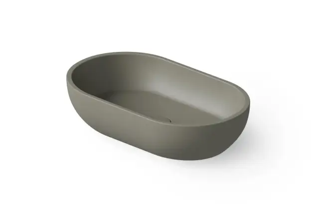 Dea Design Раковина чаша 55x32x13h см, Solid Surface, цвет: light grey DD9033 550 4