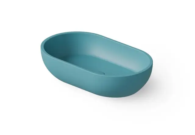 Dea Design Раковина чаша 55x32x13h см, Solid Surface, цвет: wave DD9033 550 15