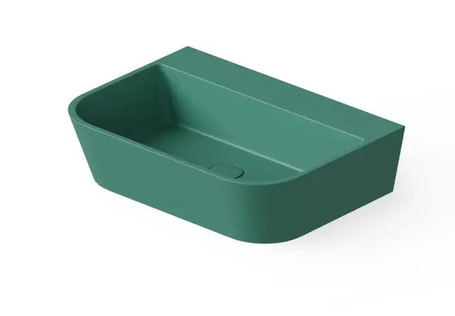 Dea Design Раковина чаша 55x40x14,5h см, Solid Surface, цвет: green DD9031 550 10