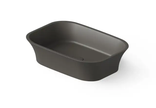 Dea Design Раковина чаша 55x38x14h см, Solid Surface, цвет: graphite DD9030 550 5