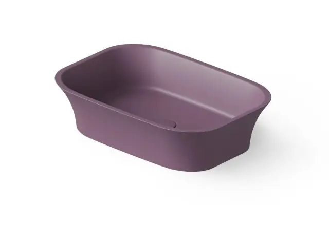 Dea Design Раковина чаша 55x38x14h см, Solid Surface, цвет: lavender DD9030 550 8