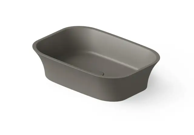 Dea Design Раковина чаша 55x38x14h см, Solid Surface, цвет: grey DD9030 550 3