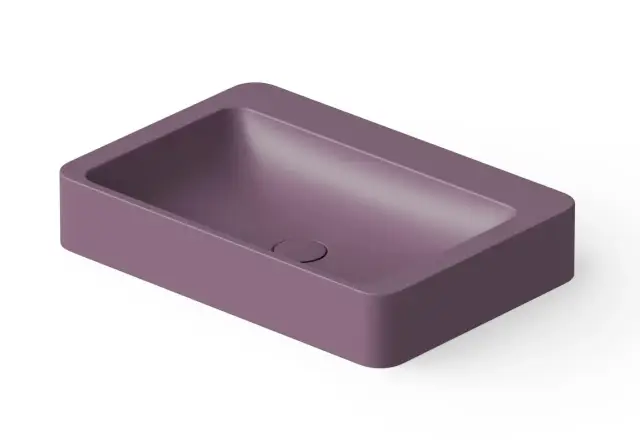 Dea Design Раковина чаша 60x41x10,5h см, Solid Surface, цвет: lavender DD9025 600 8