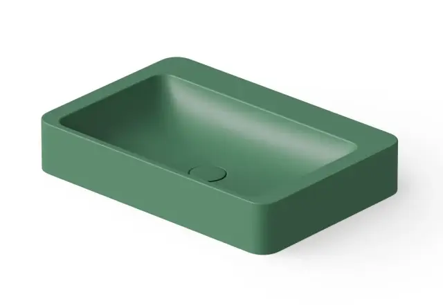 Dea Design Раковина чаша 60x41x10,5h см, Solid Surface, цвет: sage DD9025 600 9