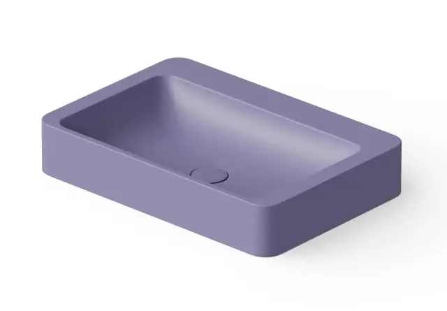 Dea Design Раковина чаша 60x41x10,5h см, Solid Surface, цвет: lilac DD9025 600 14
