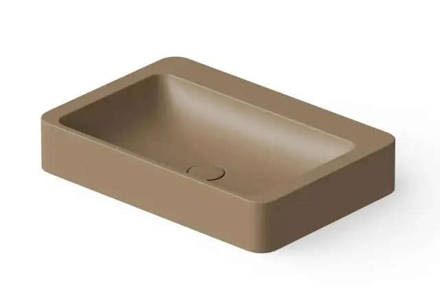Dea Design Раковина чаша 60x41x10,5h см, Solid Surface, цвет: light camel DD9025 600 2