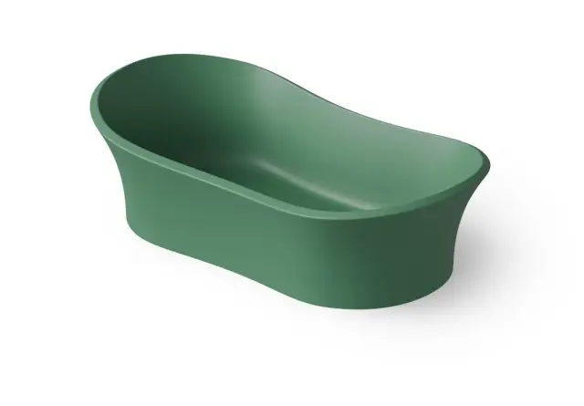 Dea Design Раковина чаша 66x34,5x19h см, Solid Surface, цвет: sage DD9024 660 9