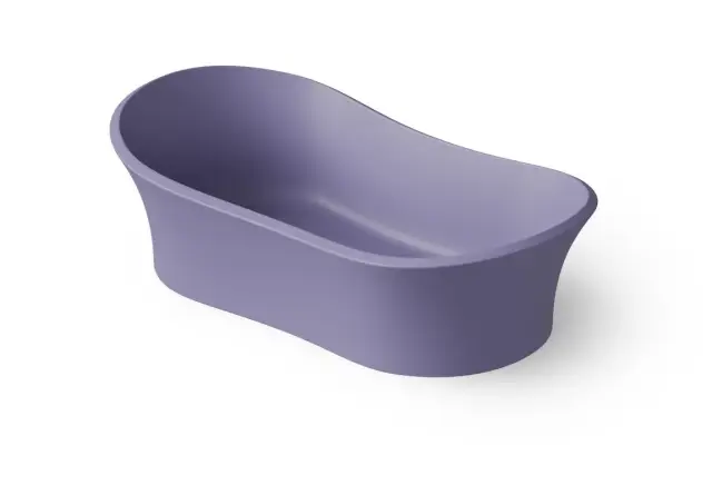 Dea Design Раковина чаша 66x34,5x19h см, Solid Surface, цвет: lilac DD9024 660 14