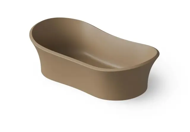 Dea Design Раковина чаша 66x34,5x19h см, Solid Surface, цвет: light camel DD9024 660 2
