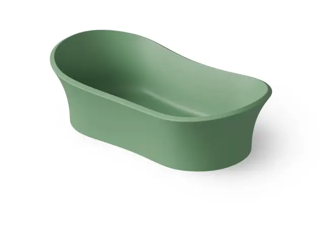 Dea Design Раковина чаша 66x34,5x19h см, Solid Surface, цвет: mint DD9024 660 12