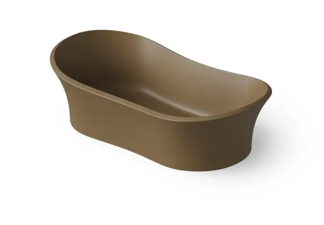 Dea Design Раковина чаша 66x34,5x19h см, Solid Surface, цвет: dark camel DD9024 660 1