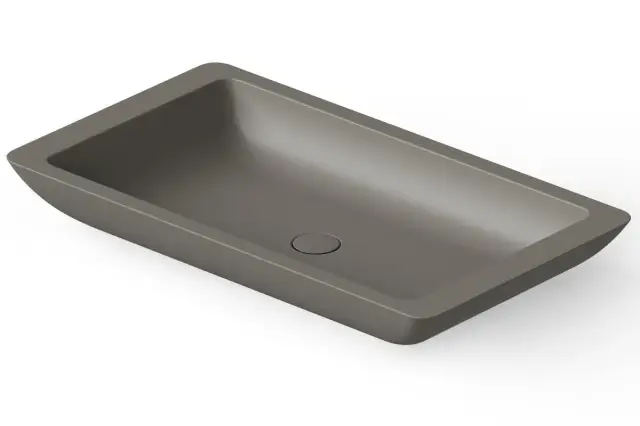Dea Design Раковина чаша 80x45x10,5h см, Solid Surface, цвет: grey DD9013 800 3