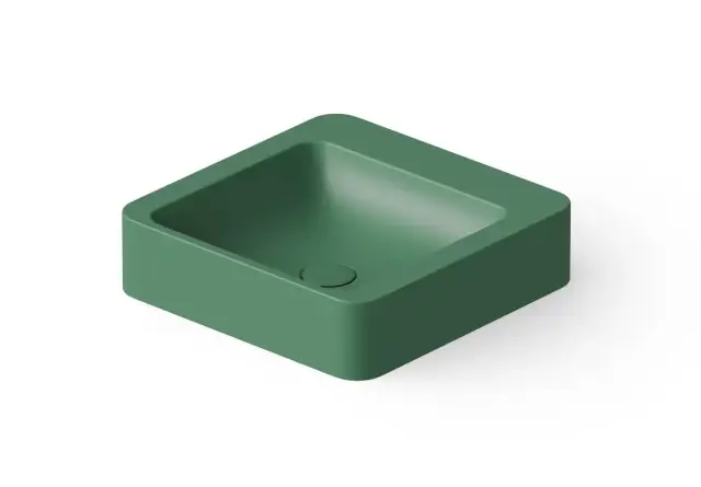 Dea Design Раковина чаша 41x41x10,5h см, Solid Surface, цвет: sage DD9011 410 9