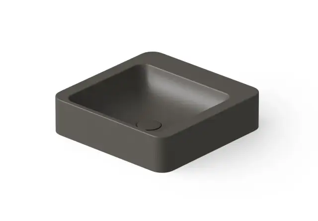 Dea Design Раковина чаша 41x41x10,5h см, Solid Surface, цвет: graphite DD9011 410 5
