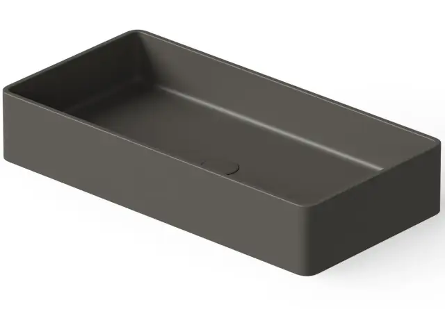 Dea Design Раковина чаша 80x40x14,5h см, Solid Surface, цвет: graphite DD9010 800 5