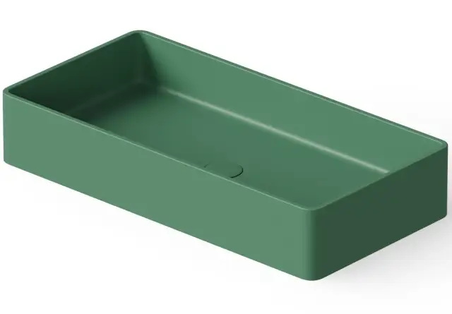 Dea Design Раковина чаша 80x40x14,5h см, Solid Surface, цвет: sage DD9010 800 9