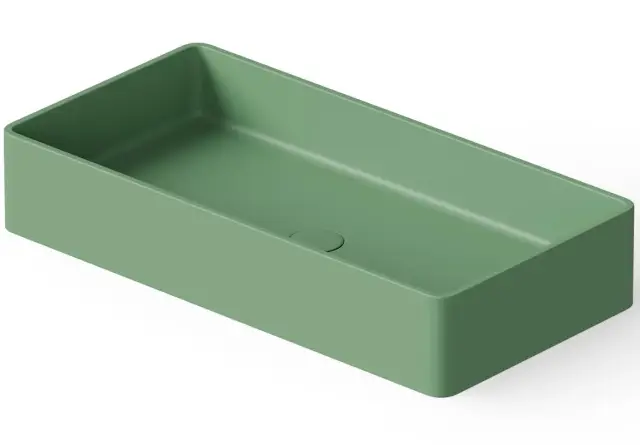 Dea Design Раковина чаша 80x40x14,5h см, Solid Surface, цвет: mint DD9010 800 12