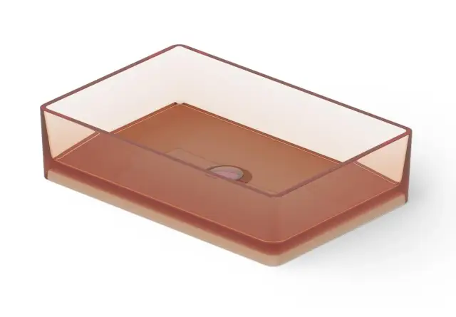 Dea Design Раковина чаша 60x40x14,5h см, Glasstech, цвет: brown copper DD9009 600 R9