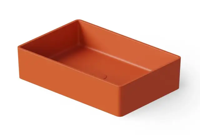 Dea Design Раковина чаша 60x40x14,5h см, Solid Surface, цвет: orange DD9009 600 7