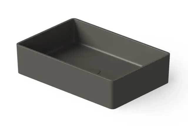 Dea Design Раковина чаша 60x40x14,5h см, Solid Surface, цвет: graphite DD9009 600 5