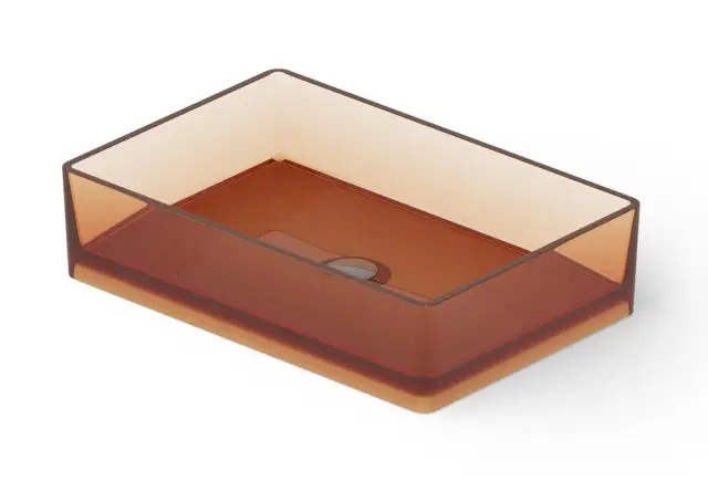 Dea Design Раковина чаша 60x40x14,5h см, Glasstech, цвет: sunset DD9009 600 R1