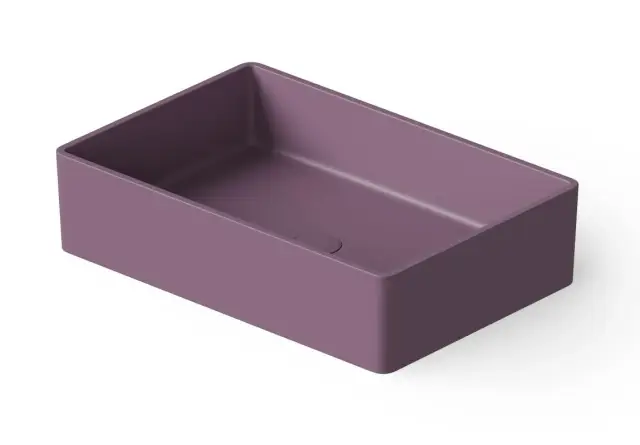 Dea Design Раковина чаша 60x40x14,5h см, Solid Surface, цвет: lavender DD9009 600 8