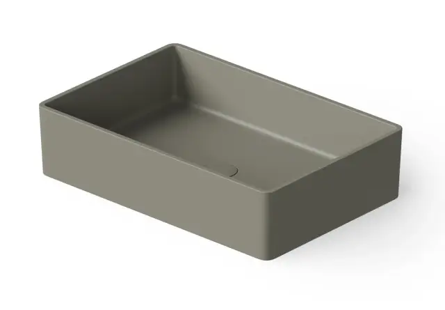 Dea Design Раковина чаша 60x40x14,5h см, Solid Surface, цвет: light grey DD9009 600 4