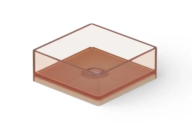 Dea Design Раковина чаша 40x40x15h см, Glasstech, цвет: brown copper DD9008 400 R9