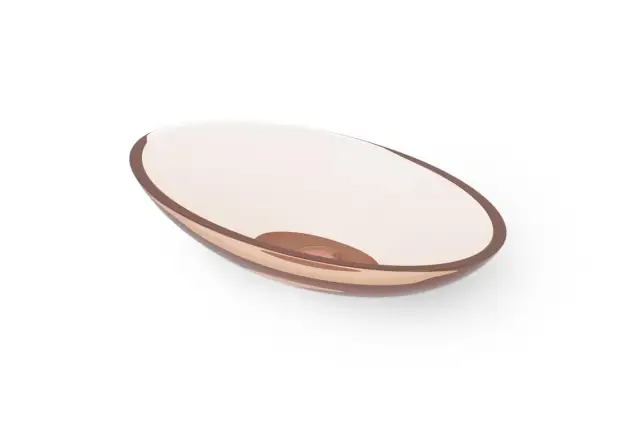 Dea Design Раковина чаша 60x35x10,5h см, Glasstech, цвет: brown copper DD9006 600 R9