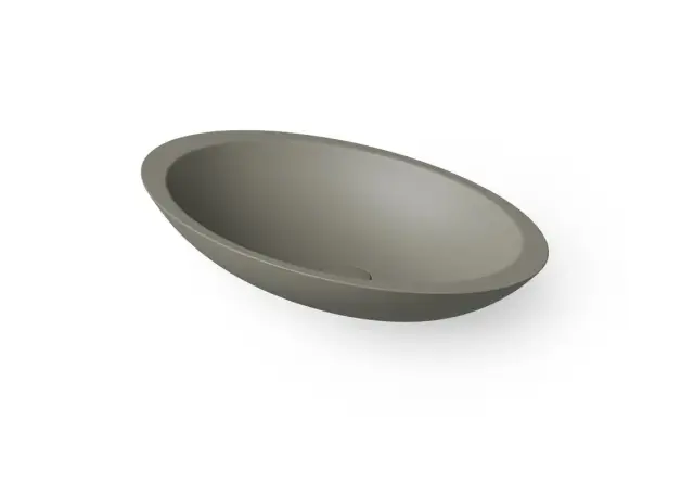 Dea Design Раковина чаша 60x35x10,5h см, Solid Surface, цвет: light grey DD9005 600 4