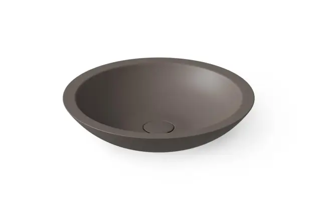 Dea Design Раковина чаша d51,5x10,5h см, Solid Surface, цвет: grey brown DD9004 515 6