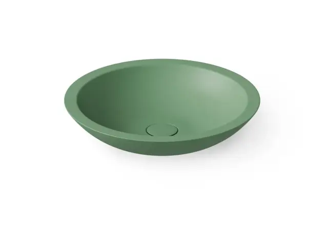 Dea Design Раковина чаша d51,5x10,5h см, Solid Surface, цвет: mint DD9004 515 12