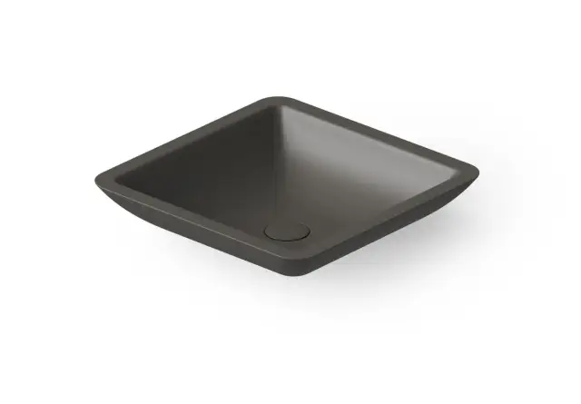 Dea Design Раковина чаша 42,5x42,5x10,5h см, Solid Surface, цвет: graphite DD9003 425 5